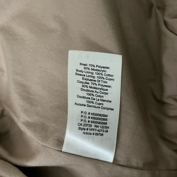 ARITZIA Wilfred Free The Teddy Sherpa Jacket, Size XXSMALL. - Picture 7 of 7